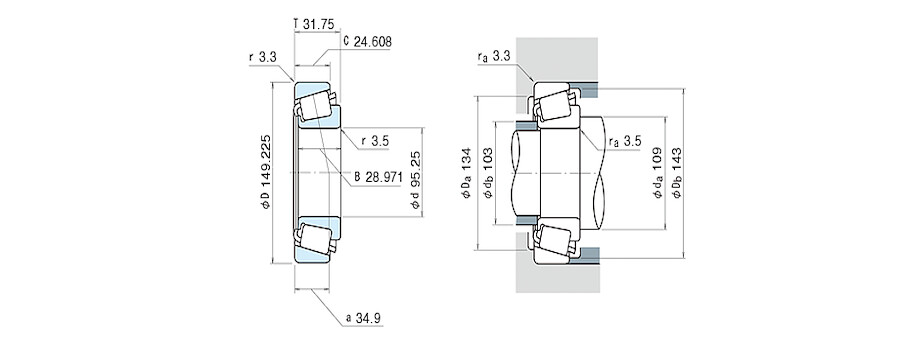 NSK Bearing 42376/42587