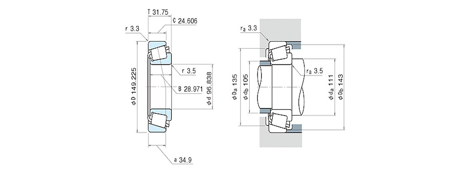 NSK Bearing 42381/42587