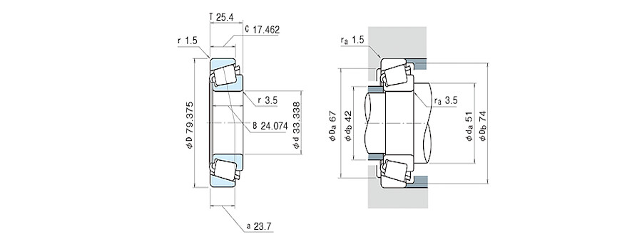 NSK Bearing 43131/43312