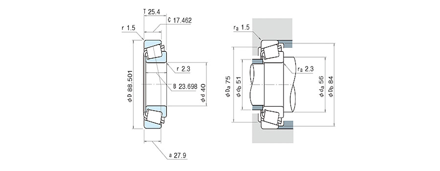 NSK Bearing 44157/44348