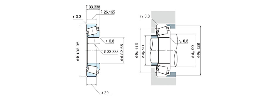 NSK Bearing 47685/47620