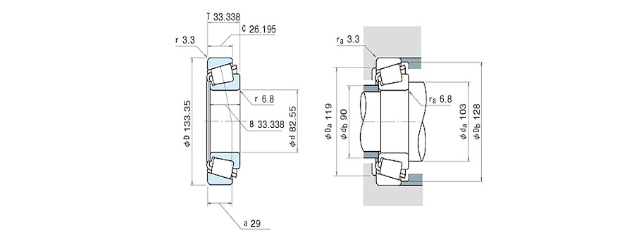 NSK Bearing 47687/47620