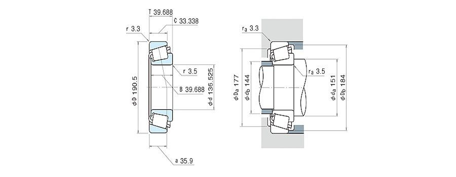 NSK Bearing 48393/48320