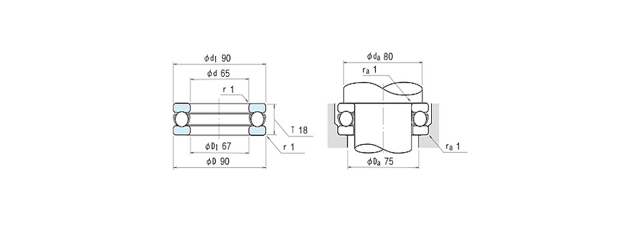 NSK Bearing 51113