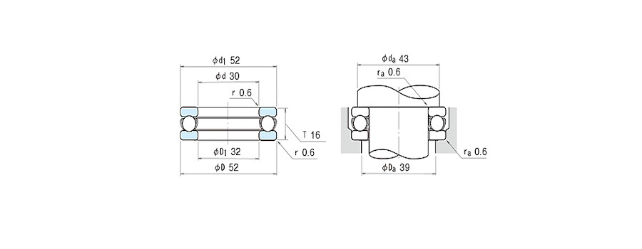 NSK Bearing 51206