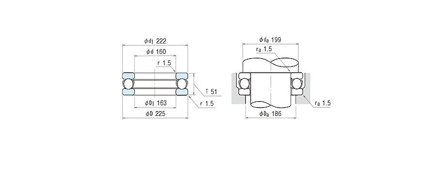 NSK Bearing 51232X