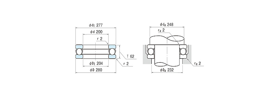 NSK Bearing 51240X