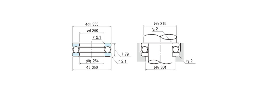 NSK Bearing 51252X