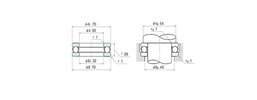 NSK Bearing 51406