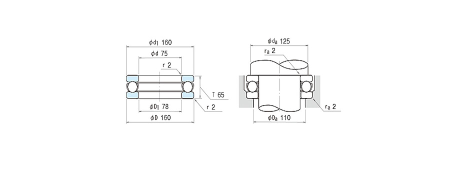 NSK Bearing 51415