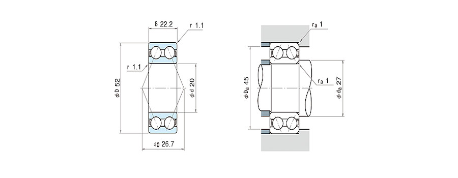 NSK Bearing 5304