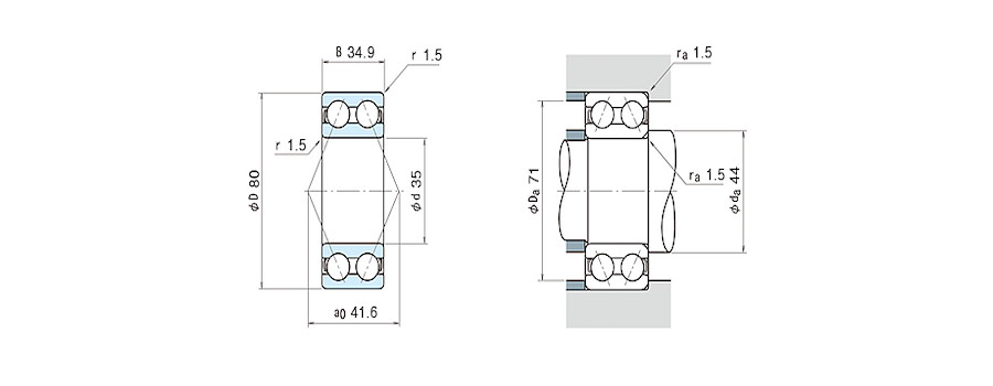 NSK Bearing 5307