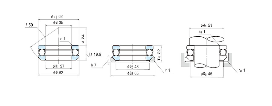 NSK Bearing 53207U