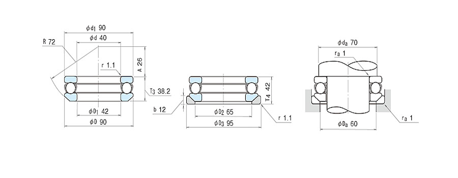 NSK Bearing 53408U