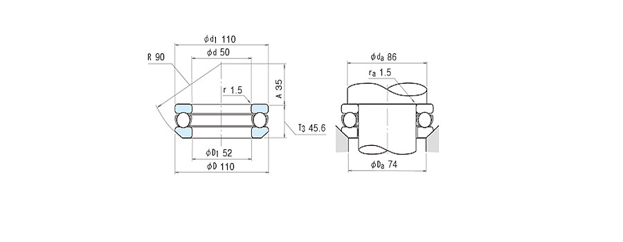 NSK Bearing 53410