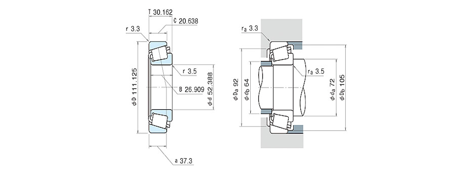 NSK Bearing 55206/55437