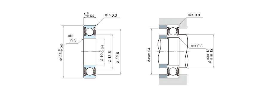 NSK Bearing 6000ZZ