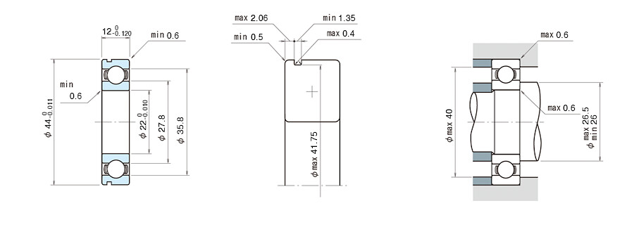 NSK Bearing 60/22N