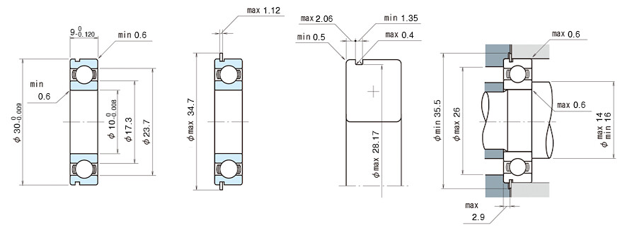 NSK Bearing 6200NR