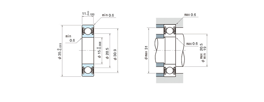 NSK Bearing 6202VV