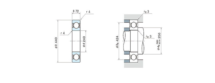 NSK Bearing 6248