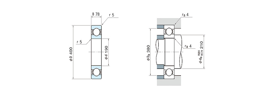 NSK Bearing 6338