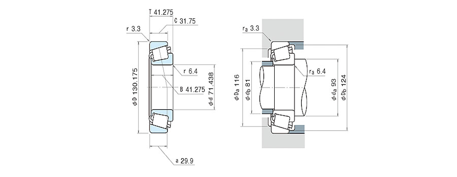 NSK Bearing 645/633