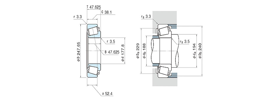 NSK Bearing 67790/67720