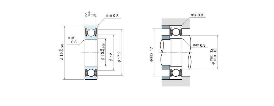 NSK Bearing 6800DD