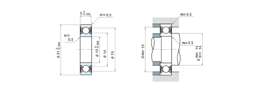 NSK Bearing 6801VV