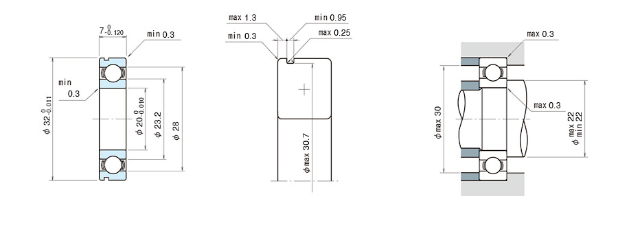 NSK Bearing 6804N