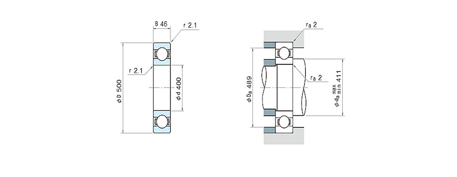 NSK Bearing 6880