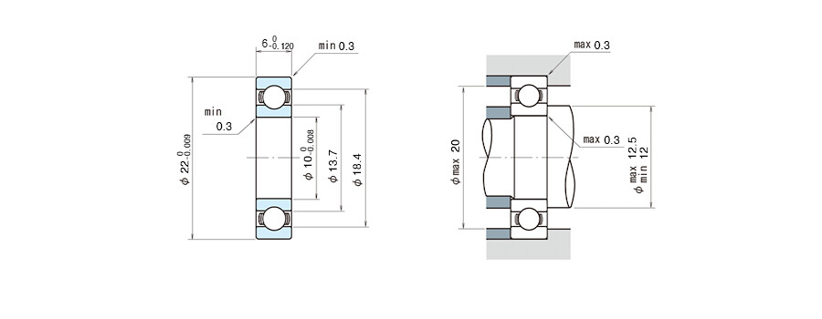 NSK Bearing 6900