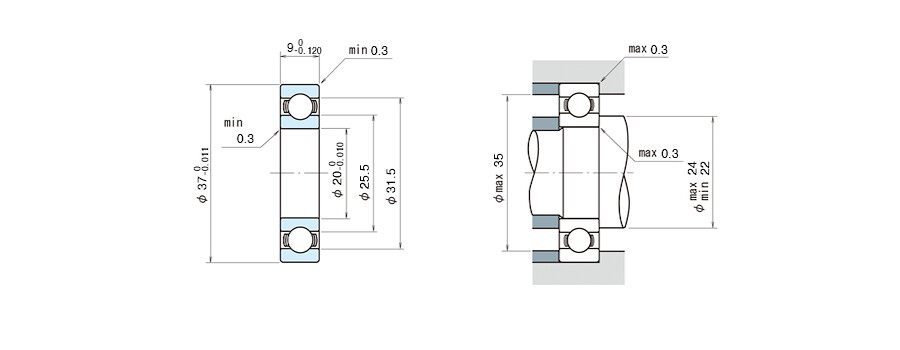 NSK Bearing 6904