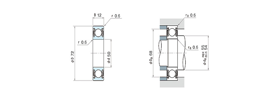 NSK Bearing 6910ZZ