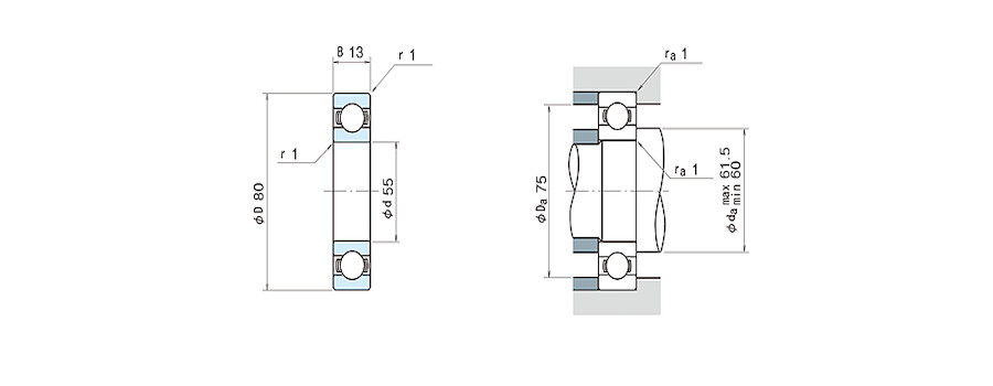 NSK Bearing 6911