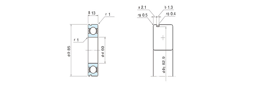 NSK Bearing 6912N