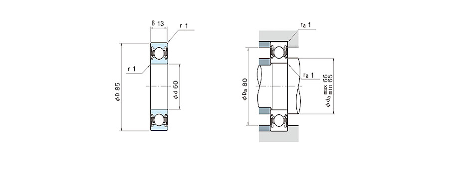 NSK Bearing 6912VV