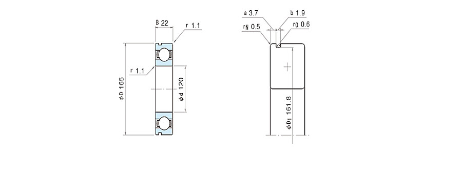 NSK Bearing 6924N