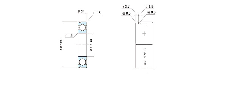 NSK Bearing 6926N