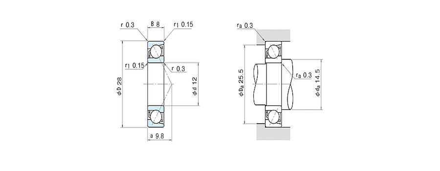 NSK Bearing 7001AW