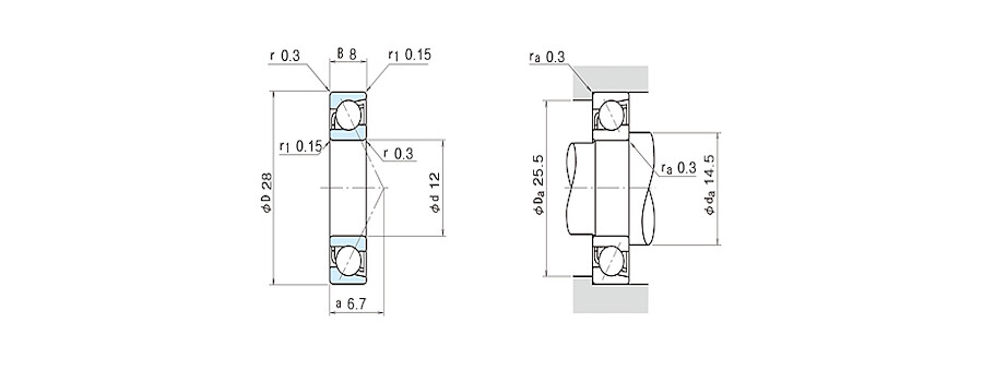 NSK Bearing 7001CTYN