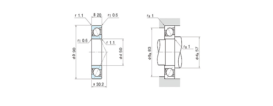 NSK Bearing 7210AW