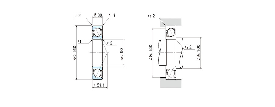 NSK Bearing 7218AW