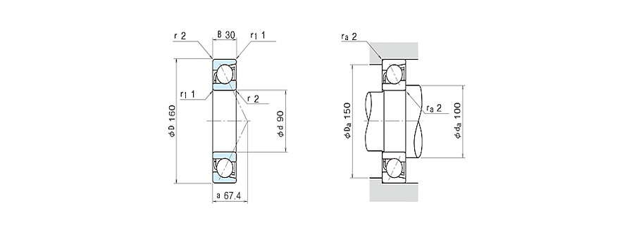 NSK Bearing 7218BEAT85