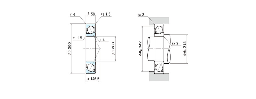 NSK Bearing 7240B