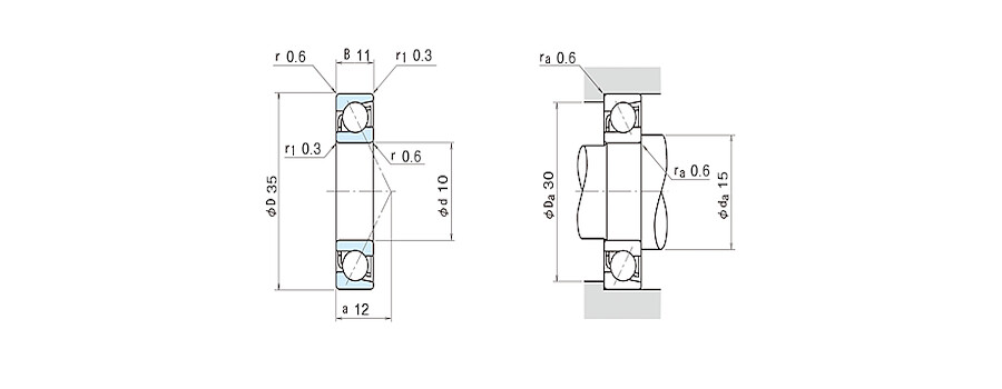 NSK Bearing 7300AW