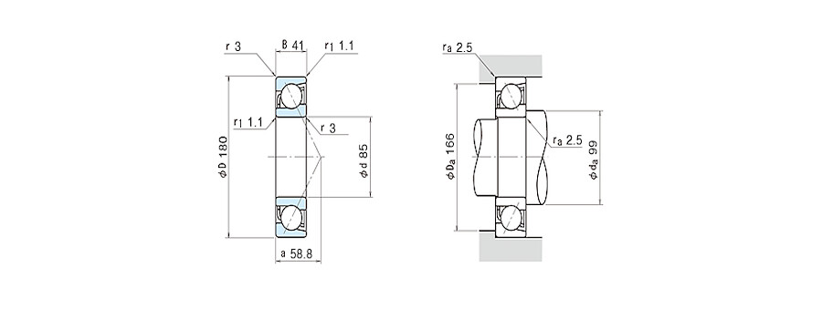 NSK Bearing 7317AW