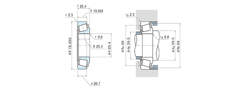 NSK Bearing HM88630/HM88610