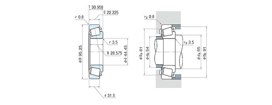 NSK Bearing HM903249/HM903210